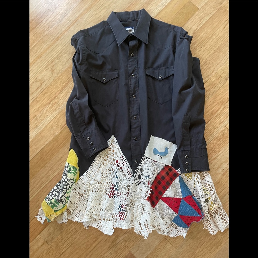 Char Vintage Western Wear Top